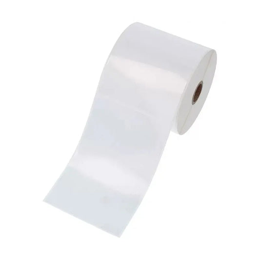 6 RLX - 450 étiquettes adhésives 100 x 150mm - Polypropylène - Mandrin Ø40