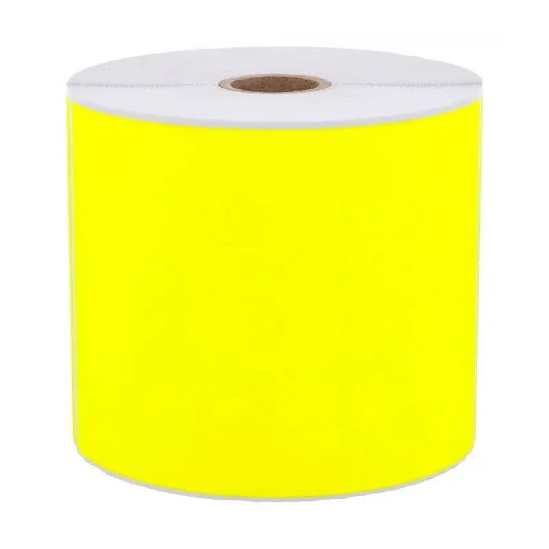 280 étiquettes 102 x 152 mm - Papier Thermique Jaune - Mandrin Ø25mm.