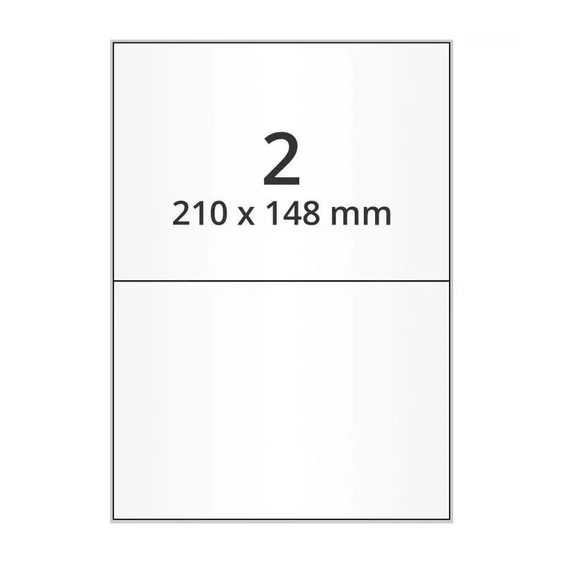 20x (100 planches étiquettes A4 papier blanc laser - 210 x 148mm) Etiquettes𝙋𝙧𝙤