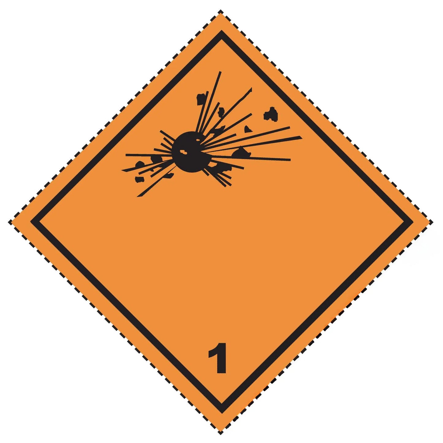 100 ETIQUETTES DANGER – CLASSE 1 – Etiquettes𝙋𝙧𝙤