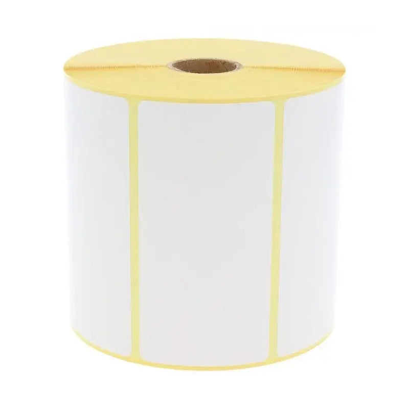 1370 étiquettes 102 x 51 mm - Mandrin Ø25mm - Papier couché Blanc.