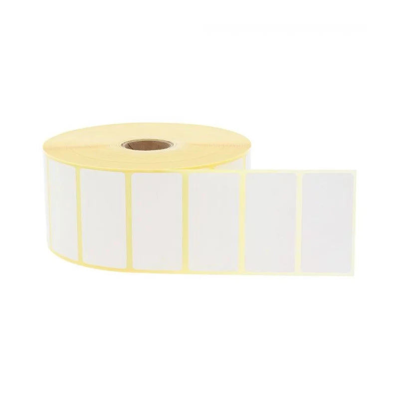 12 RLX de 2580 étiquettes 51 x 25 mm - Thermique Permanent - Mandrin Ø25mm