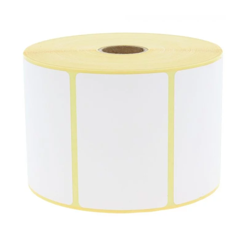 Carton de 12 Rouleaux – 1 370 Étiquettes 76 x 51 mm – Thermique Top – Mandrin Ø25mm