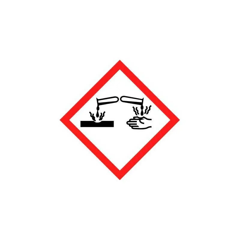100 ETIQUETTES ADHÉSIVES SGH PRODUITS CORROSIFS Etiquettes𝙋𝙧𝙤