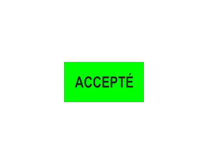 1000 Etiquettes fluo imprimée 100x50mm en rouleau Etiquettes𝙋𝙧𝙤
