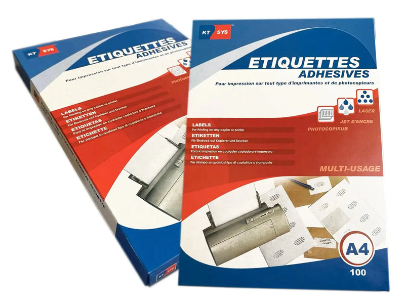 Étiquettes A4