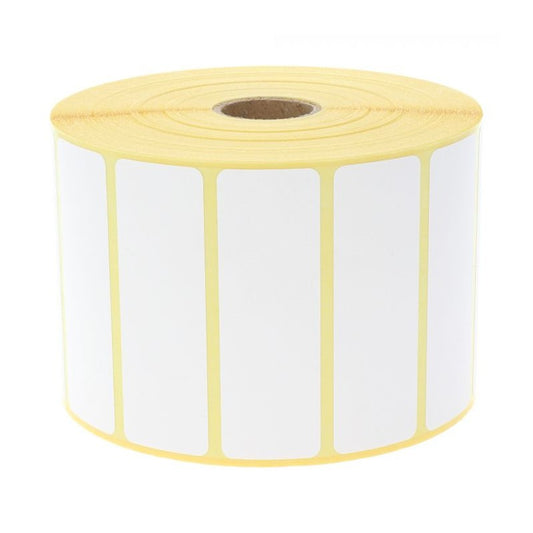12 RLX - 2580 Étiquettes 76 x 25 mm - Papier Couché - Mandrin Ø25mm - Compatible Zebra 800273-105