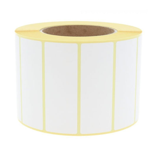 6 RLX - 5180 Étiquettes 89 x 25 mm - Papier Couché - Mandrin Ø76mm - Compatible Zebra 76058