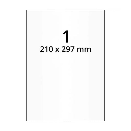 500 feuilles étiquettes A4 papier blanc laser - 210 x 297mm) | EtiquettesPro