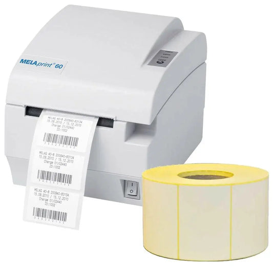 6 RLX – Étiquettes pour autoclave MELAprint 60/80 (double adhésif)