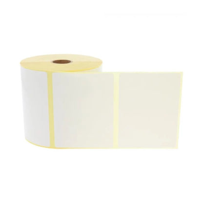 12 RLX - 930 étiquettes 102x76 mm Thermique Top - Mandrin Ø25mm
