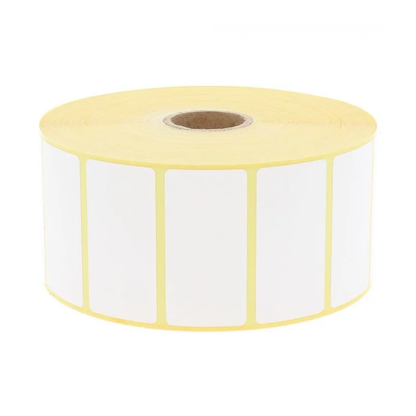12 RLX de 2580 étiquettes 51 x 25 mm - Thermique Permanent - Mandrin Ø25mm