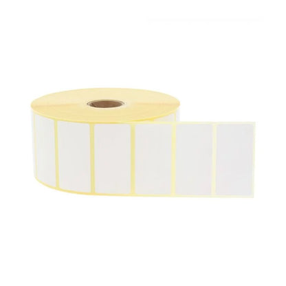 12 RLX de 2580 étiquettes 51 x 25 mm - Thermique Permanent - Mandrin Ø25mm