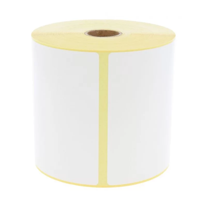 12 RLX - 930 étiquettes 102x76 mm Thermique Top - Mandrin Ø25mm