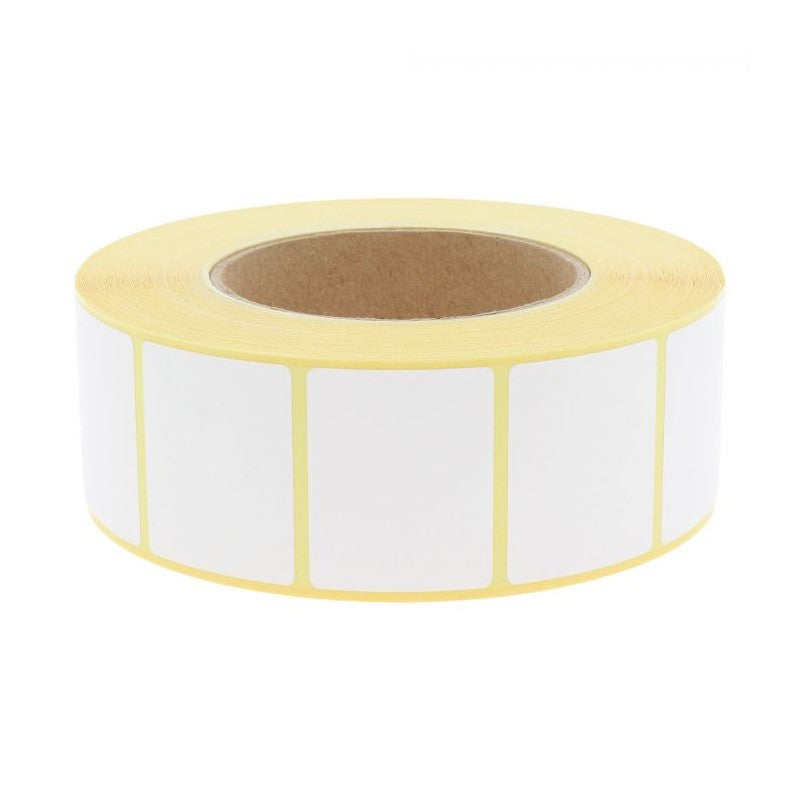 10 RLX - 4490 Étiquettes 48 x 35 mm - Papier Vélin - Mandrin Ø76mm - Compatible Zebra 3002866