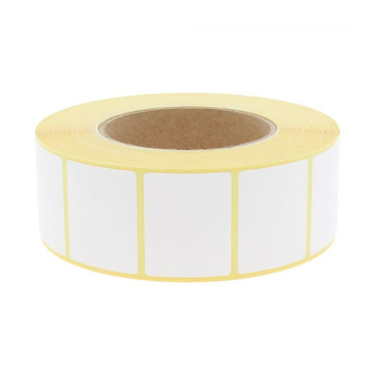 10 RLX - 4490 Étiquettes 48 x 35 mm - Papier Vélin - Mandrin Ø76mm - Compatible Zebra 3002866