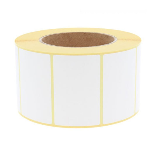 8 RLX - 3090 Étiquettes 64 x 51 mm - Papier Vélin - Mandrin Ø76mm - Compatible Zebra 3004486