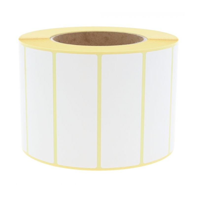 6 RLX - 5180 Étiquettes 89 x 25 mm - Papier Vélin - Mandrin Ø76mm - Compatible Zebra 76178